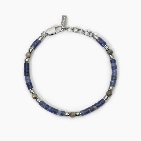 bracciale-in-acciaio-316l-agata-sodalite